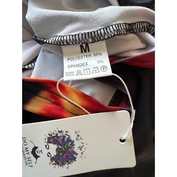 Do My Self - Cowl Neckline FanTail Hem Maxi Dress in Black Blue & Red - Picture 5 of 5